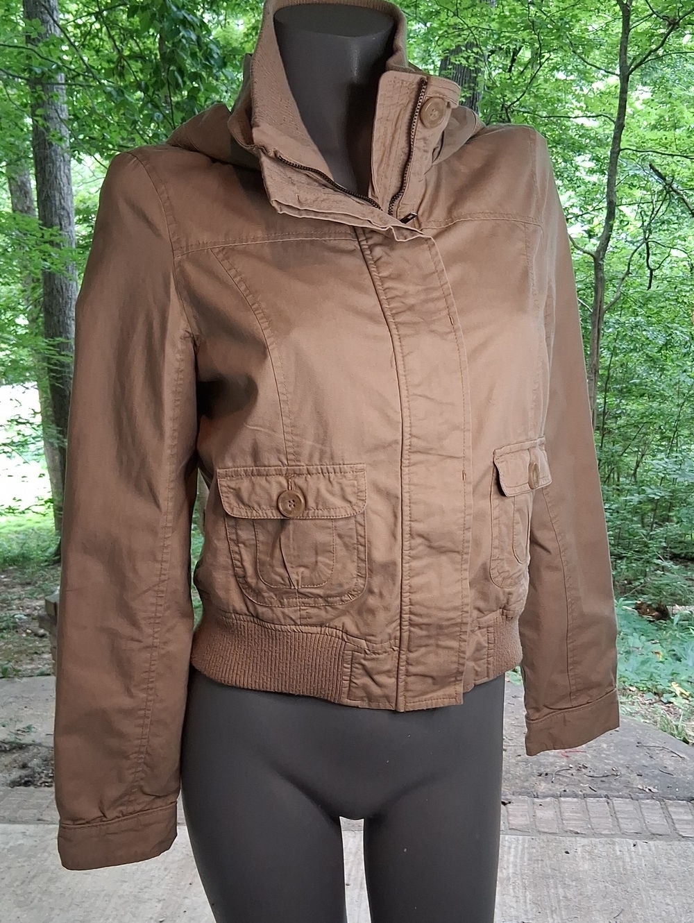 Love TREE WOMENS Brown Jacket. SZLarge‎